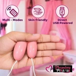 Double USB Vibrating Egg For Vagina and Anal