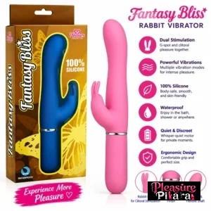 Fantasy Long Rabbit Vibrator – Body-Safe Silicone G-Spot Massager