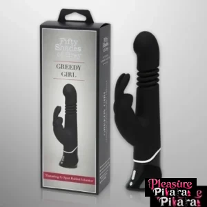 Greedy Girl Slimline Rabbit Vibrator | Pleasure Pitara