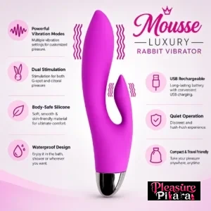 Mousse Luxury Rabbit Vibrator by Pleasure Pitara