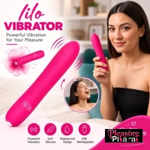 Pink Multispeed Power Stick LILO Vibrator Lifestyle Advertisement