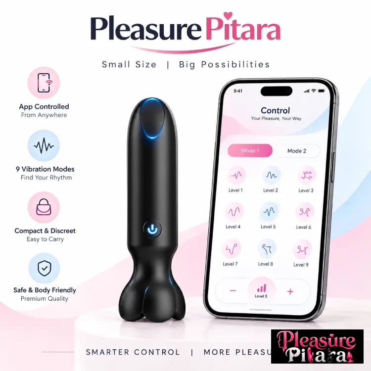PleasurePitara Mini Bullet Vibrator – Compact Personal Massager