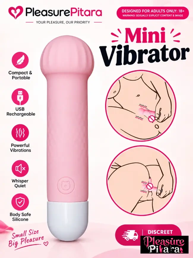 Mini Mushroom USB Charging Vibrator