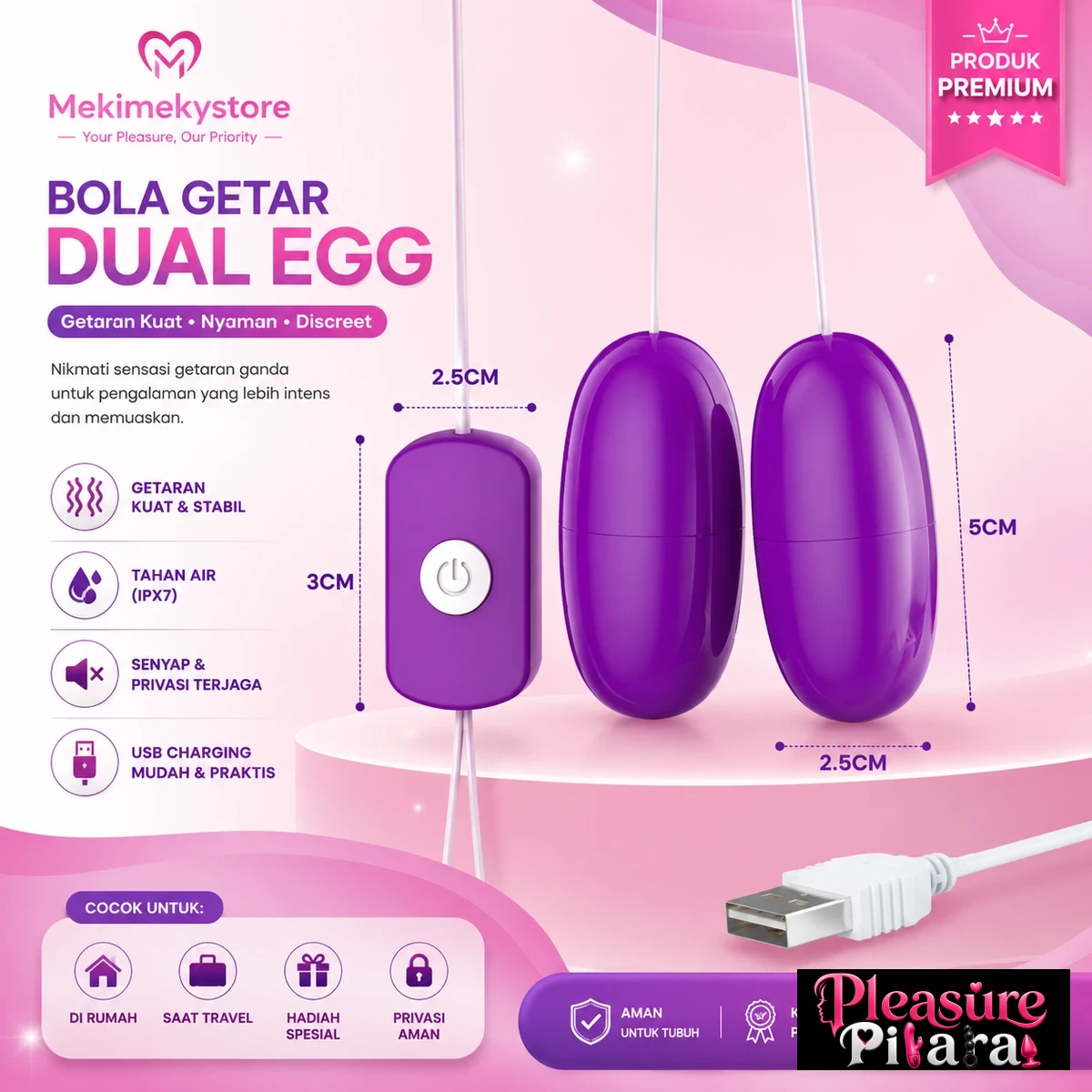 Double Jump Eggs With Dual Vibration